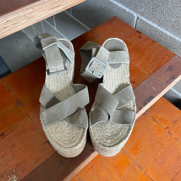 Celine Espadrille Wedge Sandals - Picture 4 of 9